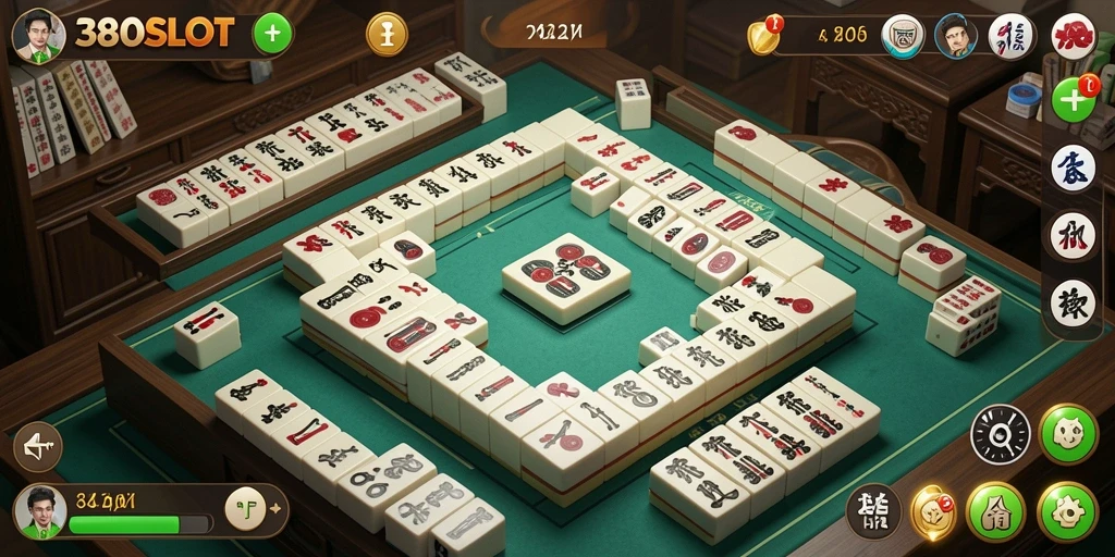 Screenshot gameplay Mahjong yang menarik dan mendebarkan di 380SLOT.