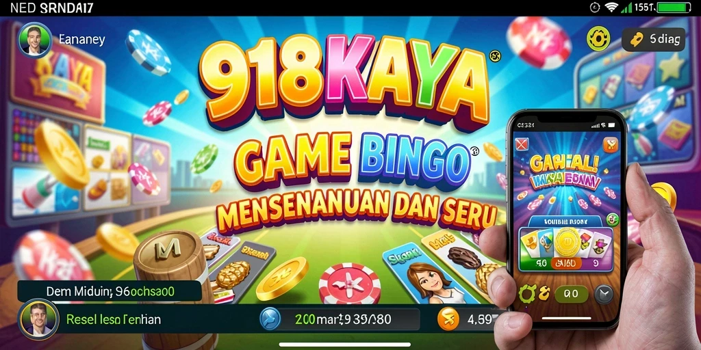 Tampilan menarik dari gameplay Bingo di 918KAYA.