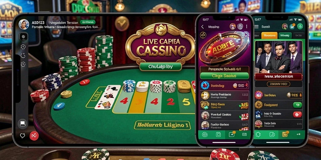 Gameplay Live Casino yang mendebarkan dan interaktif di ASD123.