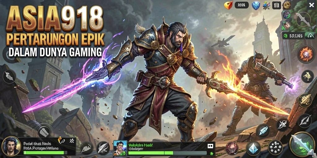 Gameplay ASIA918 yang seru dalam pertarungan Fighting.