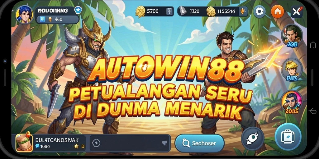 Tampilan gameplay petualangan seru di AUTOWIN88.