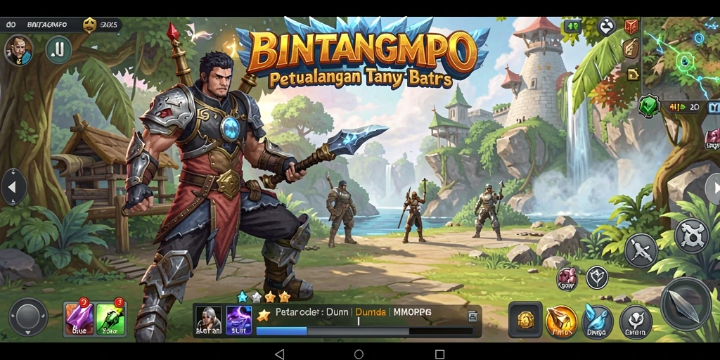 Gameplay BINTANGMPO yang menakjubkan dan penuh aksi.
