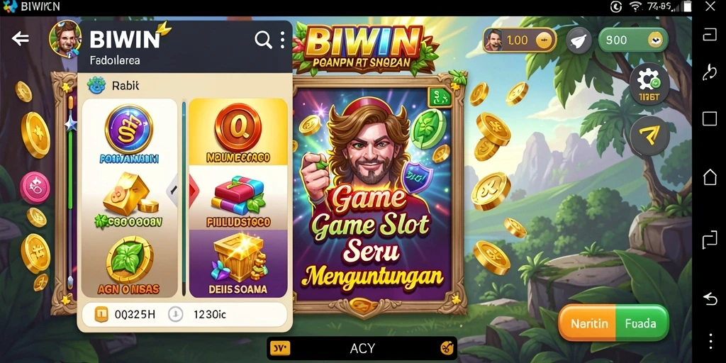 Tampilan gameplay slot yang mengasyikkan di BIWIN.