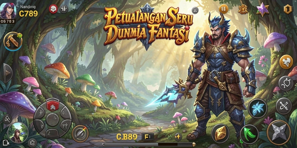 Gameplay C789 yang mendebarkan dengan petualangan seru.