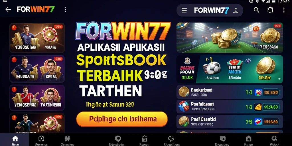 Screenshot FIFA di FORWIN77 menunjukkan keseluruhan gameplay Sportsbook.