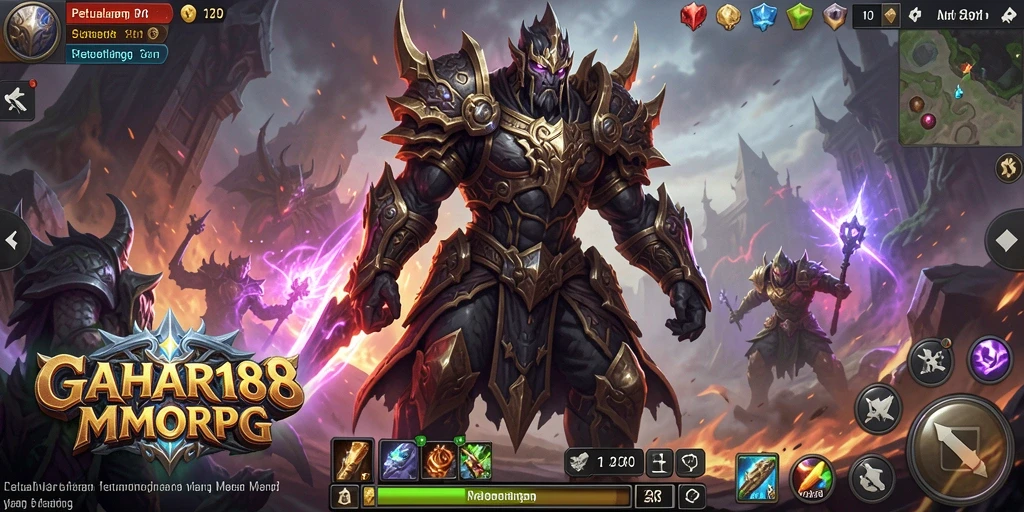 Gameplay MMORPG GAHAR188 menunjukkan petualangan yang menegangkan dan grafis yang memukau.