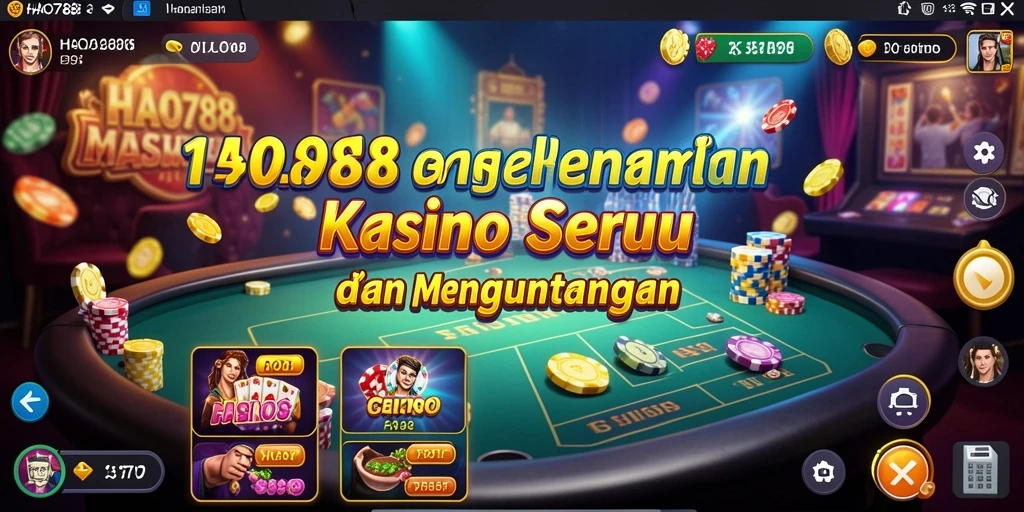 Screenshot HAO788 menampilkan gameplay kasino yang menarik dan seru.