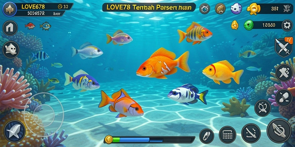 Screenshot gameplay Tembak Ikan yang menarik dan seru.