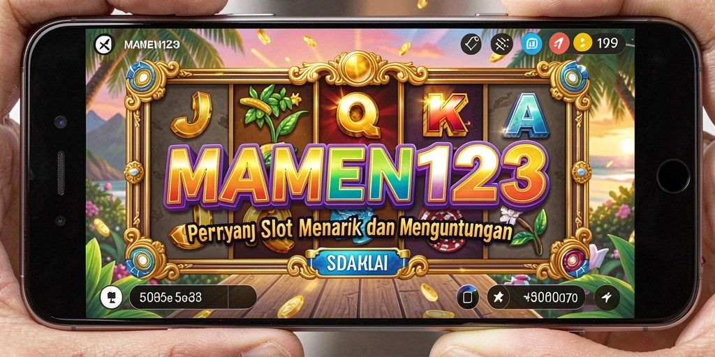 Tampilan menawan gameplay MAMEN123 yang penuh warna.