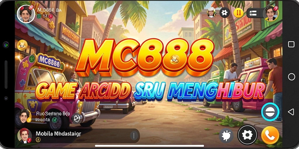 Screenshot utama MC888 menunjukkan gameplay yang seru dan menantang.