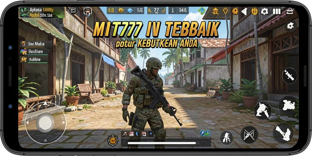 Tampilan utama MT777 menunjukkan antarmuka aplikasi Utility yang intuitif.