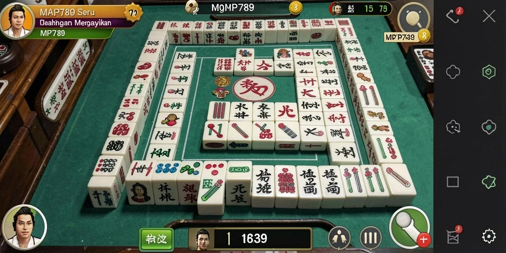 Tampilan gameplay Mahjong yang menawan di MVP789.