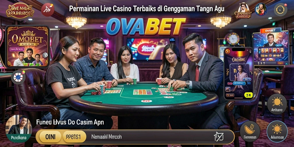 Tampilan menarik dari gameplay Live Casino OVABET yang penuh aksi.