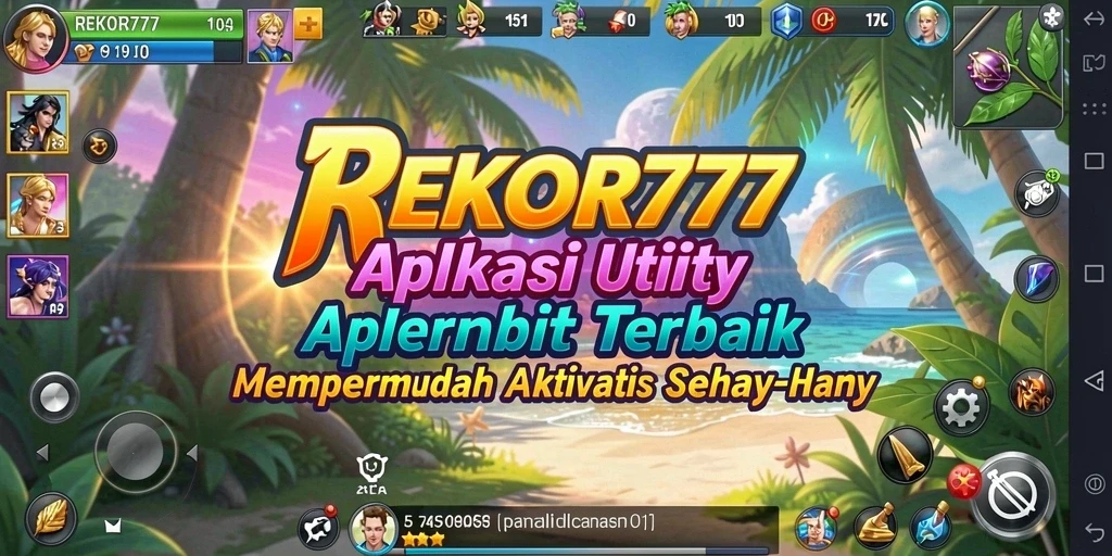 Antarmuka sederhana REKOR777 yang memudahkan pengguna dalam mengakses fitur.