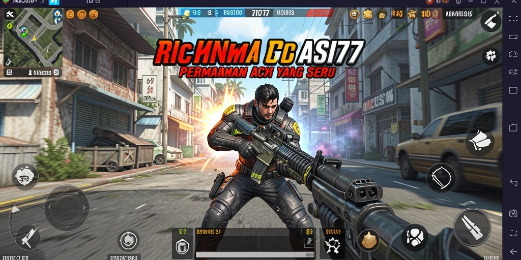 Tampilan menarik dari gameplay seru RICIS77.