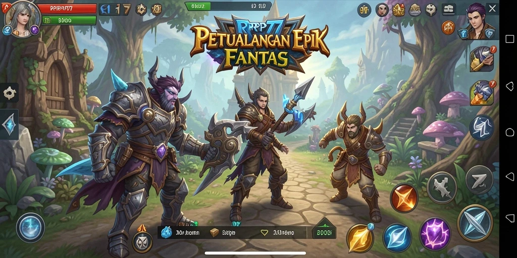 Menampilkan aksi mendebarkan dalam petualangan RPG RPRP777.