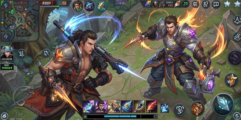 Screenshot gameplay RR89 yang menunjukkan aksi menarik dalam pertempuran.