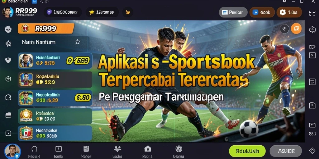 Tampilan gameplay Sportsbook RR999 dengan taruhan langsung dan opsi menarik.