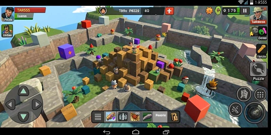 Screenshot TAR555 menunjukkan gameplay Puzzle yang seru dan menantang.