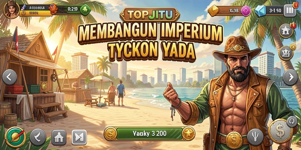 Tangkapan layar mengesankan dari gameplay <strong>TOPJITU</strong> menunjukkan keseriusan dalam membangun usaha.