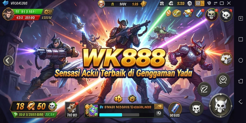 Tampilan gameplay seru dari WK888 yang penuh aksi.